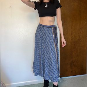 Free people wrap skirt